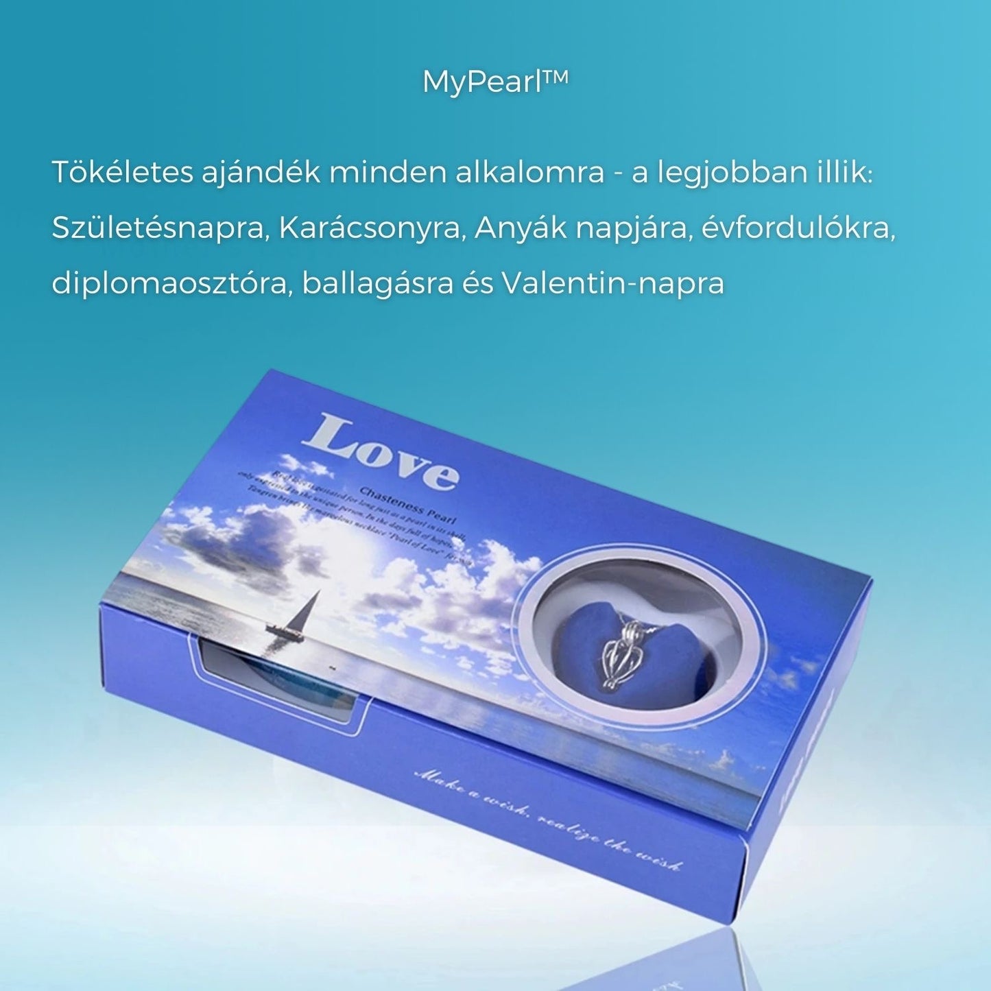 MyPearl™ - Szerelmünk Gyöngye - Valódi igazgyöngy nyaklánc