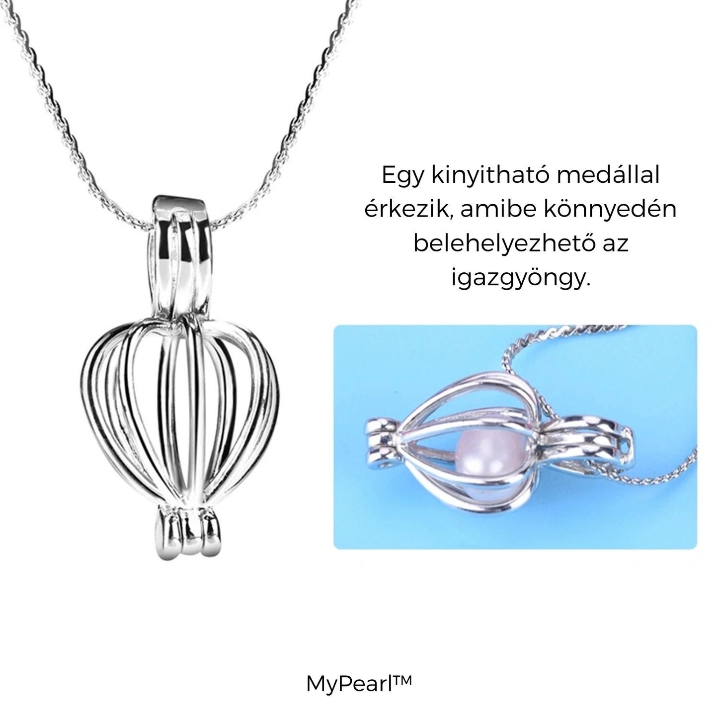 MyPearl™ - Szerelmünk Gyöngye - Valódi igazgyöngy nyaklánc